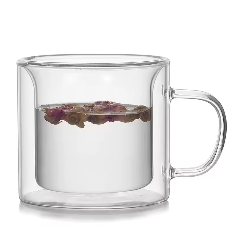 Tasse transparente double parois - 200ml